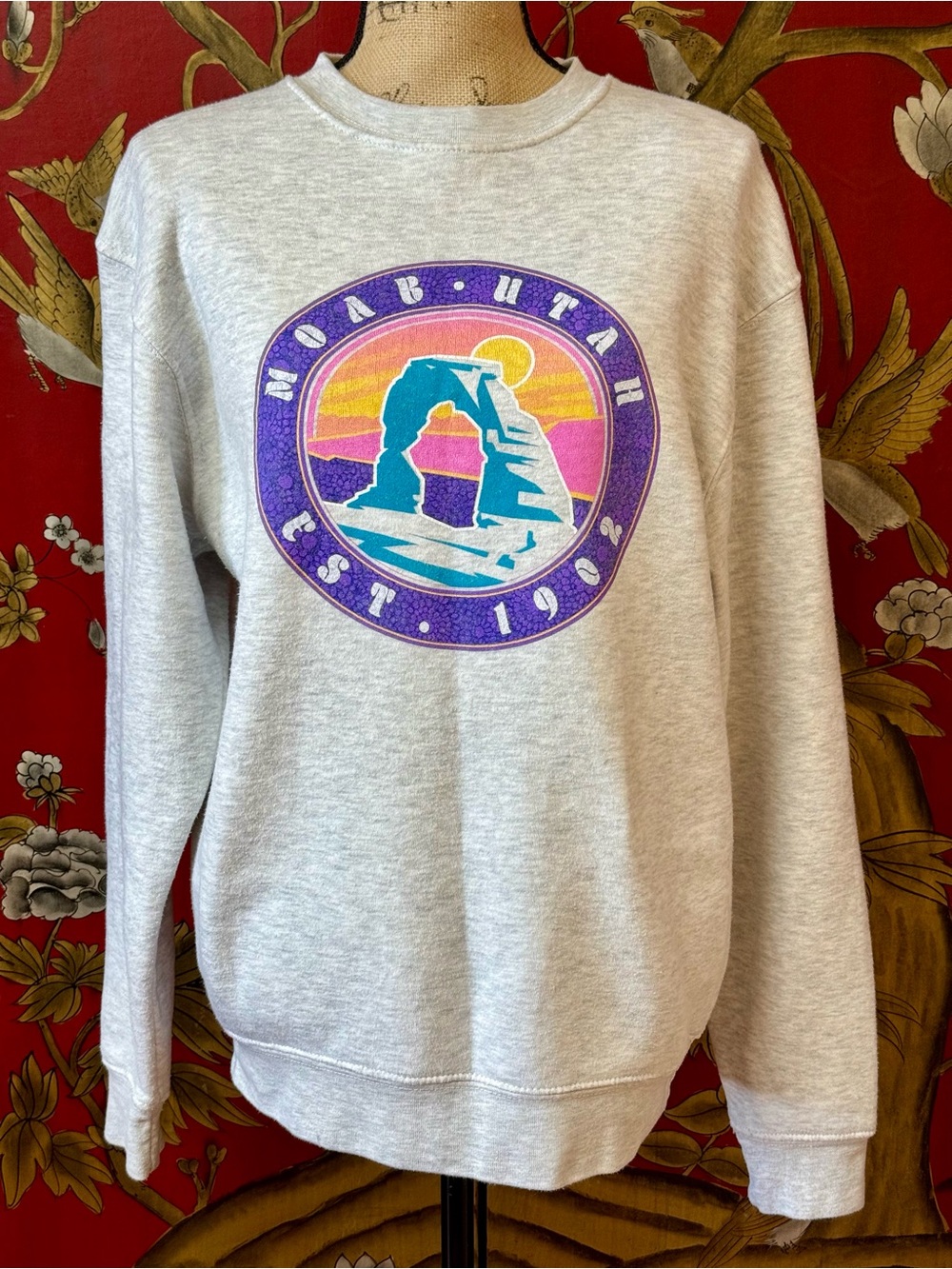 MOAB Utah Crewneck Sweatshirt | #W56 - Picture 3 of 15